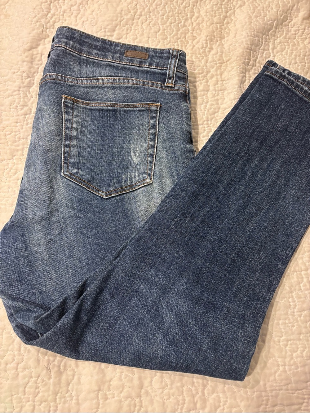 Kut from the Kloth Straight Leg Reese Ankle Jeans